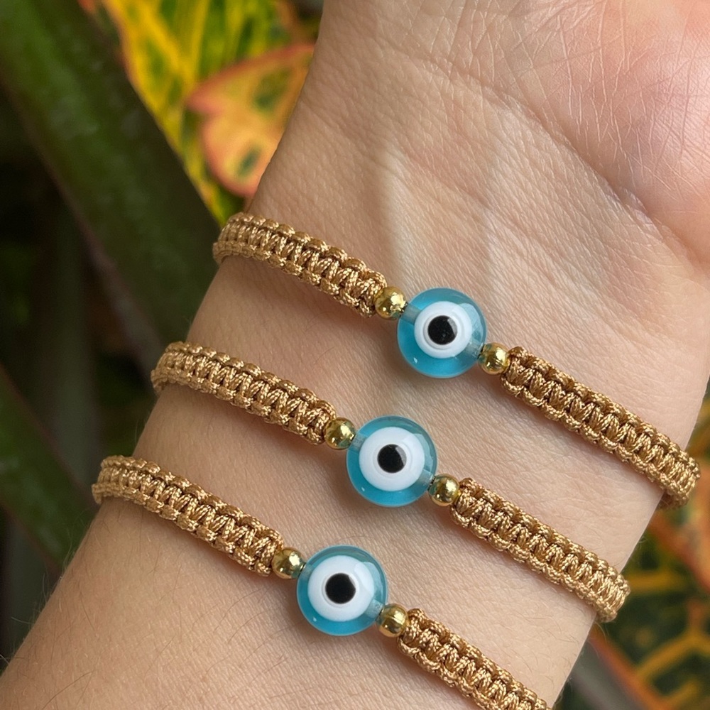 Eye bracelets set of 3 $28